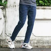 Gambar Celana Panjang Pria Tartan Kotak-Kotak Bahan Semi Wool - Biru, M dari Joger Pantss undefined 4 Tokopedia