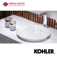 Gambar KOHLER Veil Essential Round Vessel Washtafel K-26408T-0 dari Wisma Sehati undefined 2 Tokopedia
