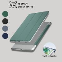 Gambar Case iPad Air 4/5 10.9 2020 FS Smart Cover Matte Stylus Flip Casing - Black dari Fashion Selular_NEW undefined 1 Tokopedia