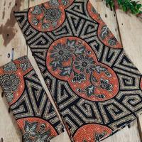 Gambar Kain Batik Motif 8G ( Biru - Kuning - Merah - Oren - Tosca ) dari Beautique Batik Aini undefined 4 Tokopedia