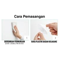 Gambar GROSIR - Gantungan Hook Transparan Tempel Dinding Tembok Super Kuat dari TOMINDO undefined 2 Tokopedia