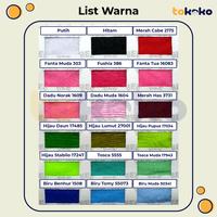 Gambar Kain Tile Halus Part 1 Polos Aneka Warna Import Taiwan untuk Bingkisan - Salem, Per 1/2 Meter dari Tokoko Official Store undefined 4 Tokopedia