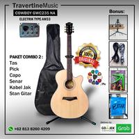 Gambar Gitar Akustik cowboy elektrik listrik GWC 235  original with tuner dari Travertine Music undefined 1 Tokopedia