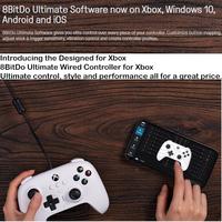 Gambar 8Bitdo Ultimate Wired Controller Gamepad Windows 10 Xbox Series X / S - Putih, garansi 1 bulan dari HeLo Official Store undefined 3 Tokopedia