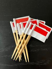 Gambar 100 pc -Topper Bendera Merah Putih-Tusuk gigi bendera INDONESIA dari BINBEN SHOP2 undefined 1 Tokopedia
