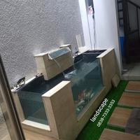 Gambar kolam minimalis pake kaca/kolam ikan koi/taman Eropa dari Shlikongpoy Flora undefined 1 Tokopedia