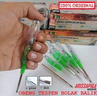 Gambar Tespen Test Pen Testpen Voltage Tester Obeng Cek Arus Listrik Min Plus dari Toko Arissapala Hardware undefined 1 Tokopedia