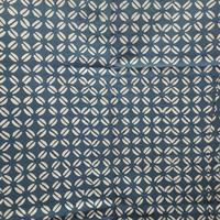Gambar kain batik cap warna indigo motif kawung picis dari Batik Jempol undefined 1 Tokopedia