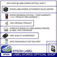 Gambar Epson label 18mm black on yellow 9m labelworks tape cartridge LK-5YBP dari LabelWorks undefined 2 Tokopedia