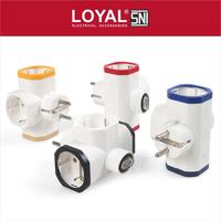 Gambar Steker T Arde + Saklar Loyal LY-912 SK / Colokan 3 Lubang + Switch dari Shine Electric_NEW undefined 1 Tokopedia