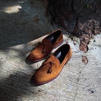 Gambar Sepatunisme Loafers Pria Kulit Sapi Asli Handmade Original dengan Tassel Warna Coklat Tan & Outsole Kualitas Tinggi - 38 dari sepatunisme undefined 1 Tokopedia