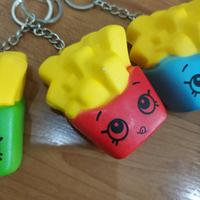Gambar Gantungan Kunci Squishy Kentang Goreng Kartun Motif Muka Lucu Tas dari Naminami.nee undefined 2 Tokopedia
