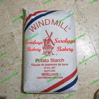 Gambar Tepung Sang Fen / Tepung Kentang / Potato Starch Windmill 25kg dari Surabaya Bakery undefined 1 Tokopedia