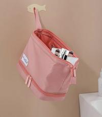 Gambar PANACHE Travel Waterproof Double Layer Cosmetic Bag Tad Kosmetik Maeup - PEACH PINK, TRAVEL DOUBLE m dari Panache39 undefined 3 Tokopedia