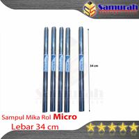 Gambar Sampul Plastik Mika Rol Micro Lebar 34 Cm / Sampul Buku Paket Ukuran Besar 340 mm / Roll - Gulungan - Micro 34 x 450cm dari Samurah Stationery STORE undefined 1 Tokopedia