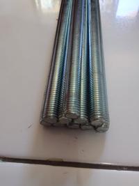 Gambar Asdrat Baja 8.8 M20 x 1000 mm Stud bolt / Long drat Galvanis ( putih ) dari Murbaut Surabaya undefined 2 Tokopedia