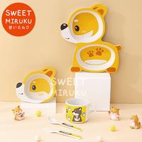 Gambar ALAT MAKAN ANAK BAMBOO FIBER DOGGY ANJING FEEDING SET KADO LUCU dari Sweet Miruku undefined 1 Tokopedia