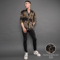 Gambar Jane Frey Clothing 8146 B Kemeja Panjang Pria Black Brown Kaaf M-XL - B Black Kaaf, M dari Jane Frey Clothing undefined 2 Tokopedia