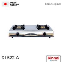 Gambar Rinnai Kompor Gas 2 tungku RI 522 A - Ada Api Lilin Kecil SNI Original dari Kuning Express Wlingi undefined 2 Tokopedia