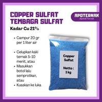 Gambar COPPER/TEMBAGA SULFATE 1 kg | Obat PMK Luka & Infeksi Kuku dari Apoternak Indonesia undefined 2 Tokopedia