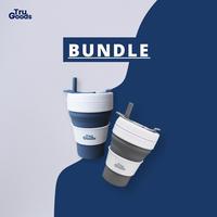 Gambar Foldable Cup Premium 2 pcs Bundle / Gelas Kopi lipat Tru Goods Bundle - OlGreen&ClcOGrn dari Tru Goods_NEW undefined 1 Tokopedia