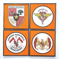 Gambar Emblem Patch PEMUDA PANCASILA PP Lengkap 1set (5 Emblem) Velkro Army - MABES WRN-FULL dari roand official stores undefined 1 Tokopedia