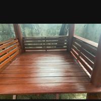 Gambar Gazebo kayu Glugu 2×2mtr dari Hartati Meubel undefined 5 Tokopedia