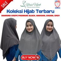 Gambar JILBAB INSTAN HIJAB INSTANT SEGIEMPAT KERUDUNG 2 LAYER FASHION MUSLIM - Cream, XL dari Yassmartid undefined 2 Tokopedia