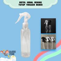 Gambar GAJEBO GROSIR BOTOL PLASTIK 100ML BENING TUTUP TRIGGER BAHAN TEBAL - BEBEK BENING dari Gajebo Store undefined 1 Tokopedia