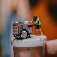 Gambar tukang cuanki (mainan miniatur) (skala HO, 1/87, 1:87)(no preiser) dari WOOD ART Ghraf3 Bandung undefined 1 Tokopedia