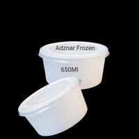 Gambar paper bowl 650ml dengan tutup @25pcs dari Adznar Frozen Pasar 3 undefined 1 Tokopedia