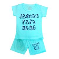 Gambar SETELAN BAJU ANAK 0-4 TAHUN (JAGOAN PAPA MAMA) - Biru, S dari HOLA KID5 undefined 3 Tokopedia