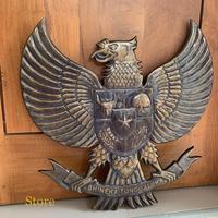 Gambar Lambang Garuda Pancasila Alumunium Hiasan dinding 50cm × 50 cm Antik dari DM Brass undefined 2 Tokopedia