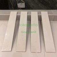 Gambar Granit Keramik List Plint Cream Polos Grade A 10x60 Murah dari INDOGRESS GRANITE undefined 3 Tokopedia