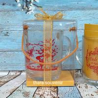 Gambar souvenir pernikahan gelas sablon mug gagang plus kemasan box mika dari Thara souvenir undefined 5 Tokopedia