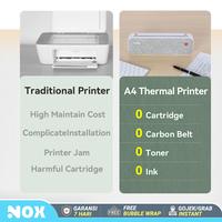 Gambar Peripage A40 Printer thermal tanpa tinta HVS A4 A9s max A6 A9s PRO - 203 Dpi | abu2 dari NOX Indonesia. undefined 5 Tokopedia
