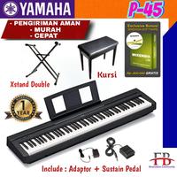 Gambar Yamaha P45 Digital Piano / P 45 / P-45 / P45B / P 45B / P-45B / P 45 B - Piano Sustain dari favebox undefined 1 Tokopedia