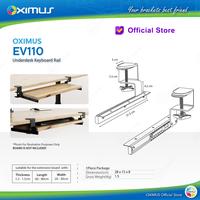Gambar Bracket Jepit Deskmount Underdesk Keyboard Rail Oximus EV110 dari Oximus Indonesia undefined 3 Tokopedia