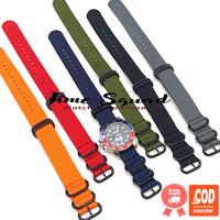 Gambar Strap Tali Jam Tangan Nato Canvas Nylon Strap Nato - Orange, 18MM dari TimeSquad Store undefined 1 Tokopedia