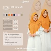 Gambar Jilbab Bergo Instan Qianza Ys 157 By Yasmin Hijaab - Gold dari yasminhijabofficial undefined 2 Tokopedia