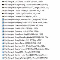 Gambar FLASHDISK 16GB MUSIC VIDEO HD QUALITY DIDI KEMPOT POP JAWA CAMPURSARI dari MV20 undefined 5 Tokopedia