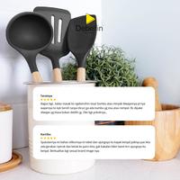 Gambar Debellin Spatula Silikon Set Of 3 With Wooden handle Food Grade dari Debellin Premium Cookware undefined 5 Tokopedia