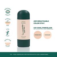 Gambar 2in1 Breathable Color Stay: Foundation & Concealer-C01 Cool Porcelain dari luxcrime undefined 1 Tokopedia