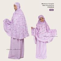 Gambar Mukena Bali Couple Ibu dan Anak / Mukena Dewasa dan Mukena Anak Fhusia - Abu-abu dari ALFAUZI COLLECTION undefined 4 Tokopedia