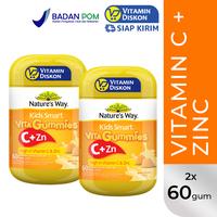 Gambar NATURE'S WAY KIDS SMART VITA GUMMIES C + ZN 60'S - 2PCS dari VitaminDiskon undefined 1 Tokopedia