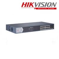 Gambar Hik-vision DS-3E0518P-E/M 16-Port PoE Switch Gigabit Unmanaged dari Hikvision Official Store undefined 1 Tokopedia