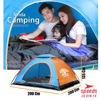 Gambar TENDA CAMPING / TENDA KEMAH ORIGINAL SPEEDS KAPASITAS 3-4 ORANG - 018-14 BIRUOREN dari Globalsport Store undefined 1 Tokopedia