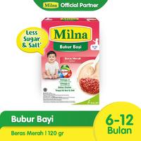 Gambar Milna Bubur Regular 6+ Beras Merah 120gr dari Global Susu Ciledug undefined 1 Tokopedia