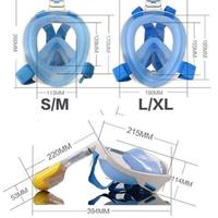 Gambar Snorkeling Full Face Snorkling Diving Mask kacamata renang Scuba dari SJCam Indonesia undefined 3 Tokopedia