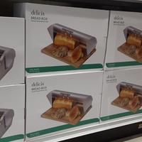 Gambar delicia tempat roti tutup transparan_bread box with clear lid dari azme onlineshop undefined 5 Tokopedia